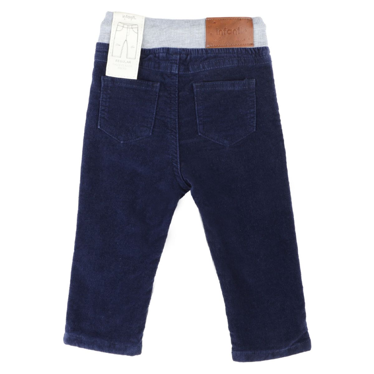 INFANTI - Pantalon Cotele Forest  Azul Niño