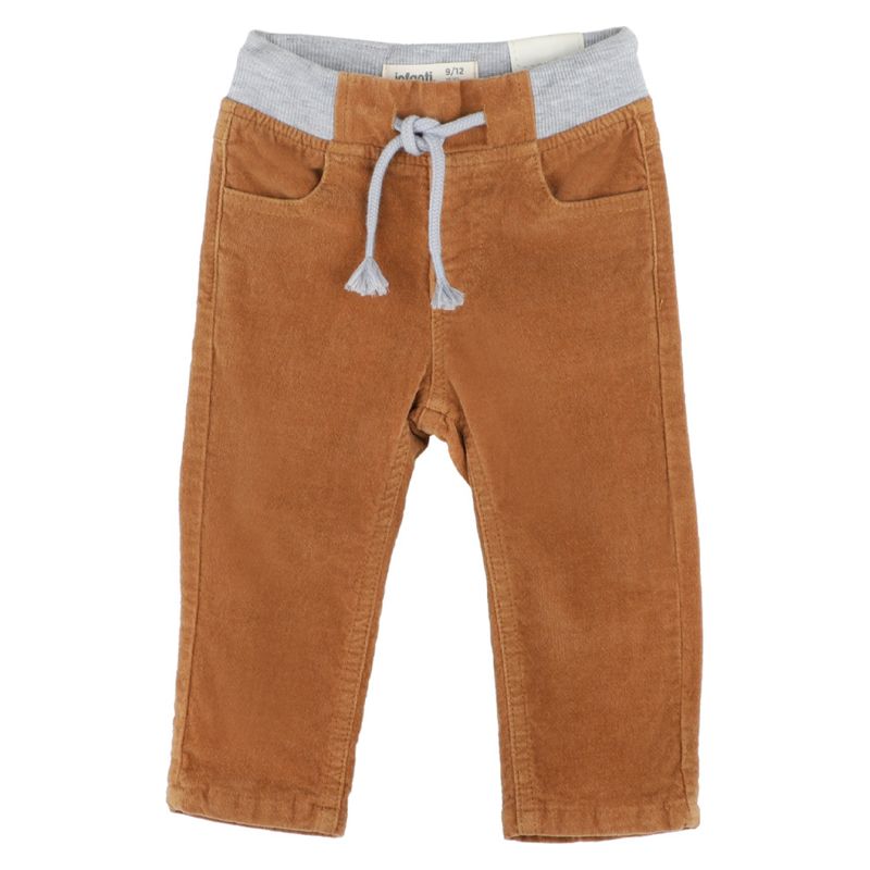 INFANTI - Pantalon Cotele Forest Mostaza Niño
