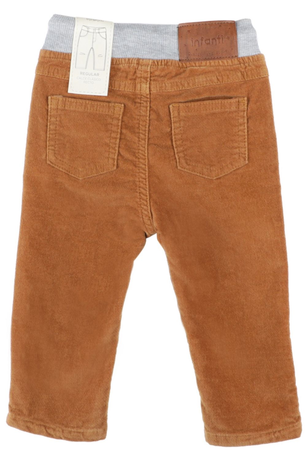 INFANTI - Pantalon Cotele Forest Mostaza Niño