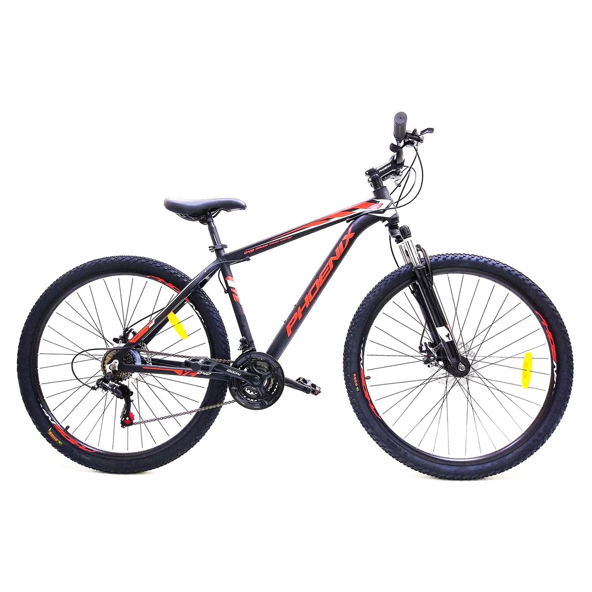 PHOENIX - Bicicleta 29 Mtb Phoenix Disco 24S Negra/Roj