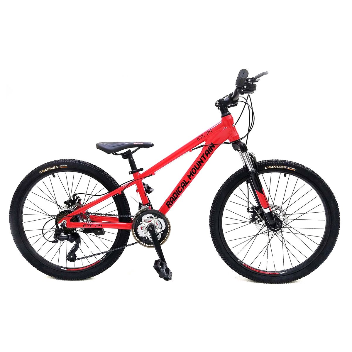 RADICAL MOUNTAIN - Bicicleta Radical Mountain 24 Disc Roja 2021