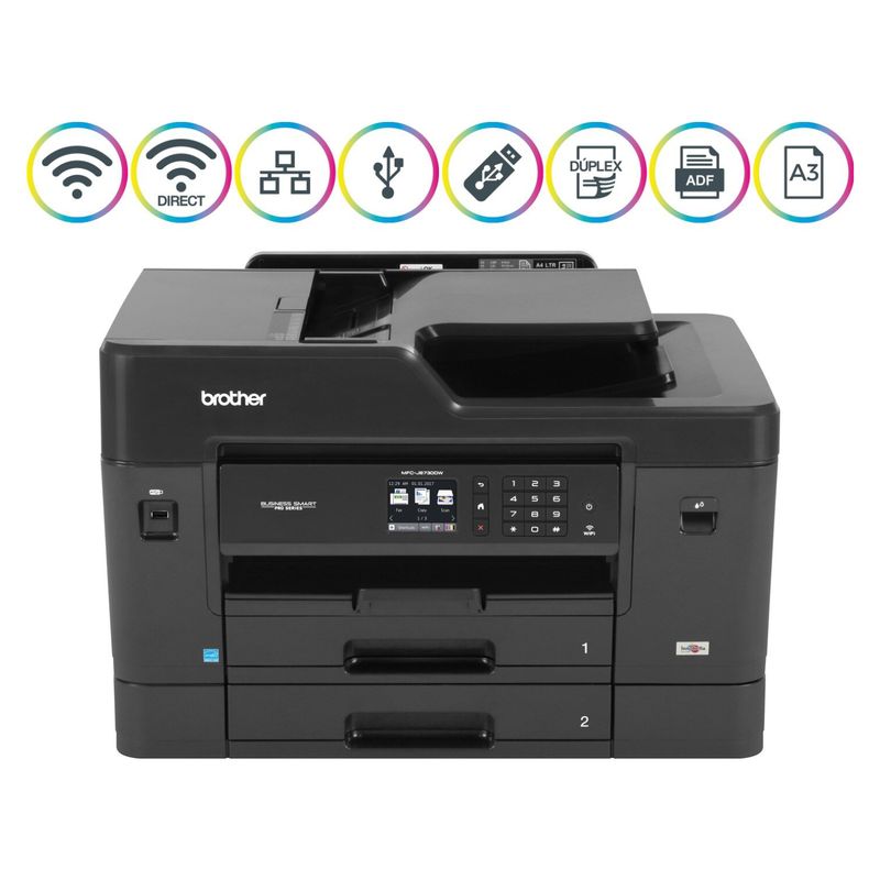 BROTHER - Impresora Multifuncional Brother Mfc-J6730Dw