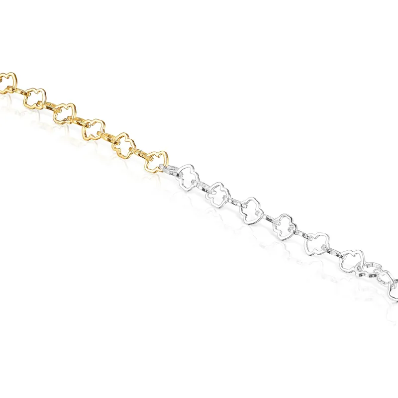 Pulsera Plata Tous Tous Pulsera Carrusel Osos PequeÃ±os Osos