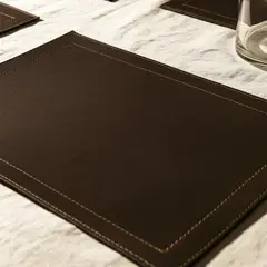BASEMENT HOME - Individual Rectangular Clásico Café