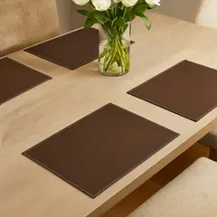 BASEMENT HOME - Individual Rectangular Clásico Café