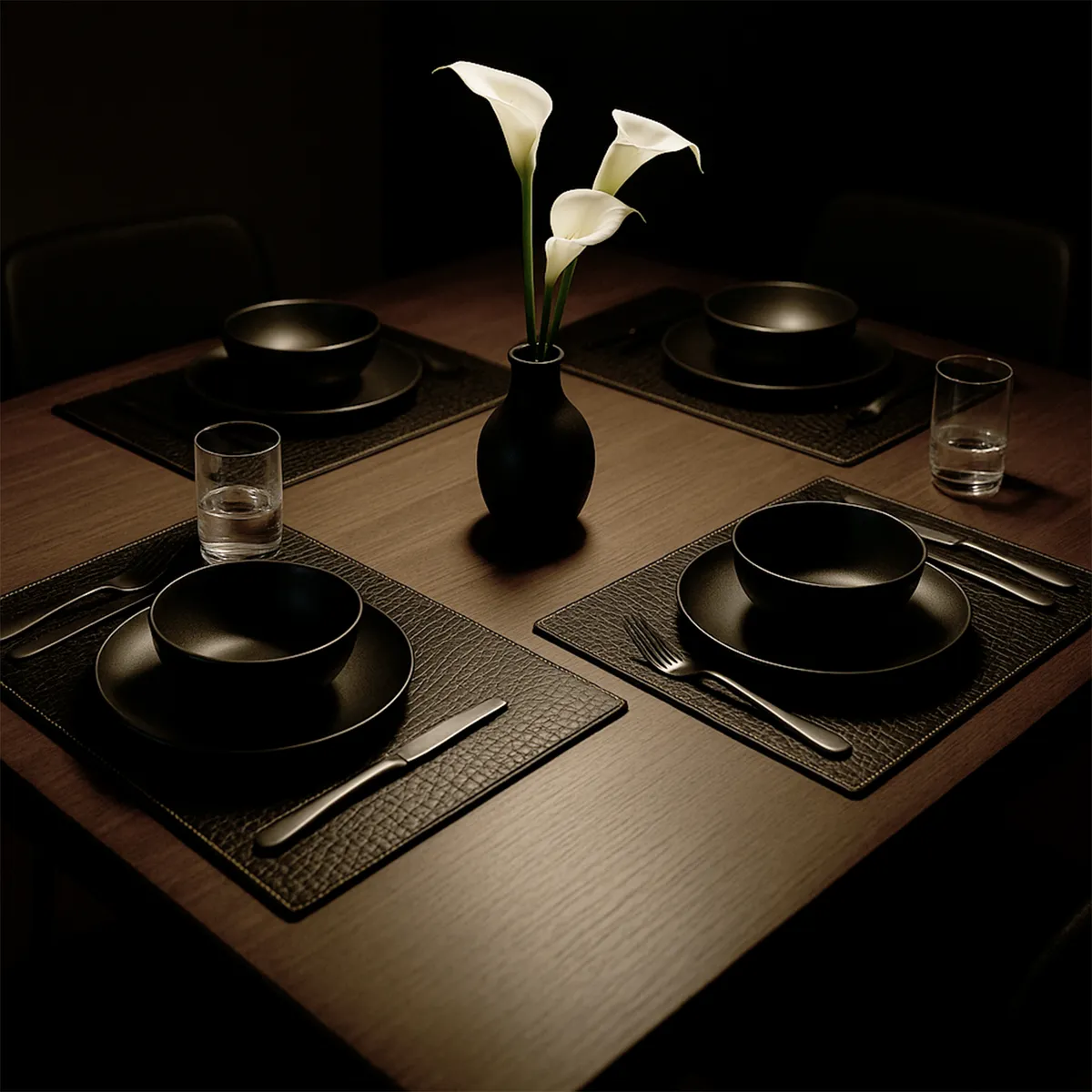 BASEMENT HOME - Individual Rectangular Basement Home Clásico Café