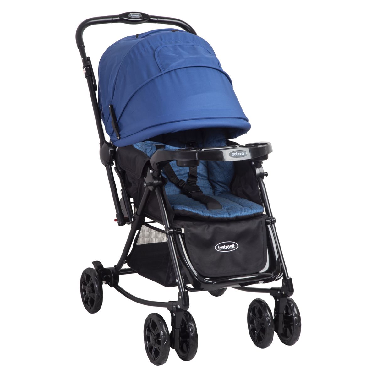 BEBESIT - Coche Cuna Balancin SX Azul Bebesit