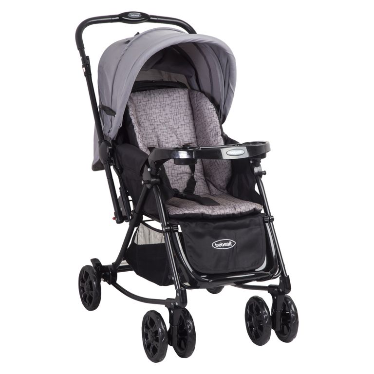 Coche Cuna Balancin SX Gris