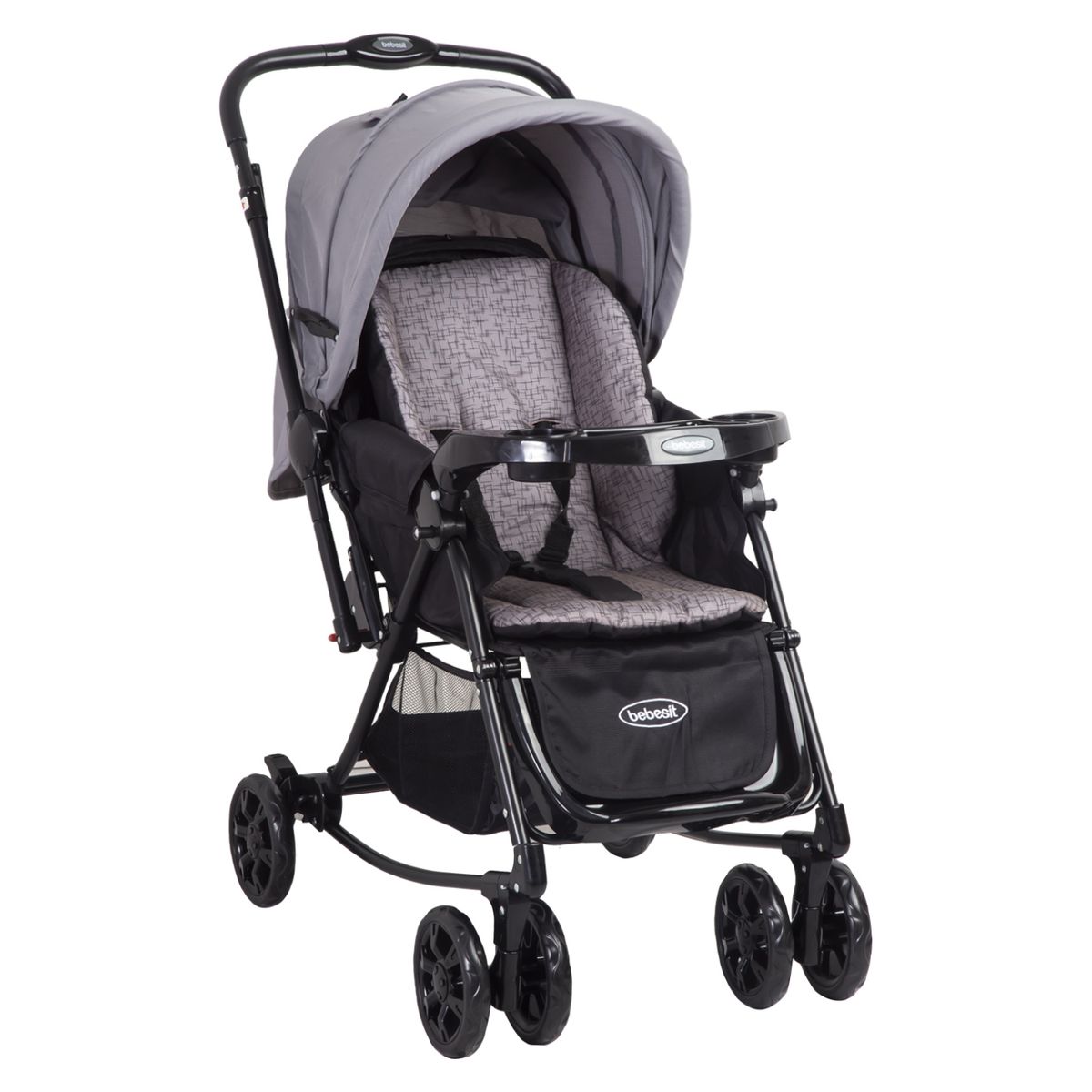 BEBESIT - Coche Cuna Balancin SX Gris Bebesit