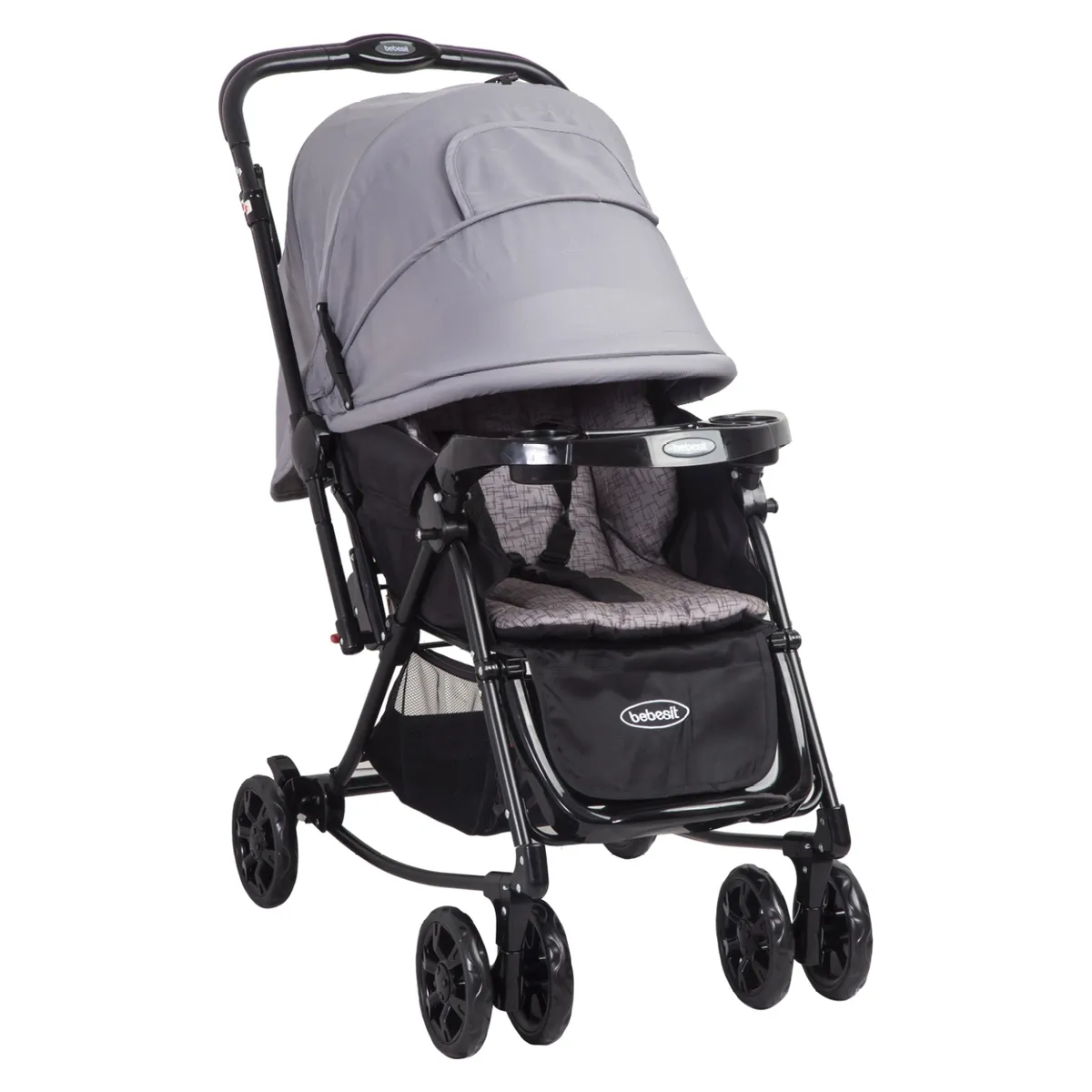 BEBESIT - Coche Cuna Balancin SX Gris Bebesit