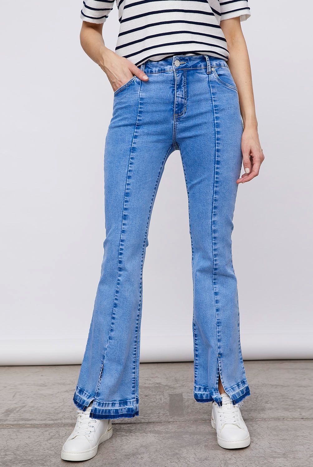 BOLOCCO - Jeans Wide Leg Tiro Alto Mujer Cecilia Bolocco para Apology
