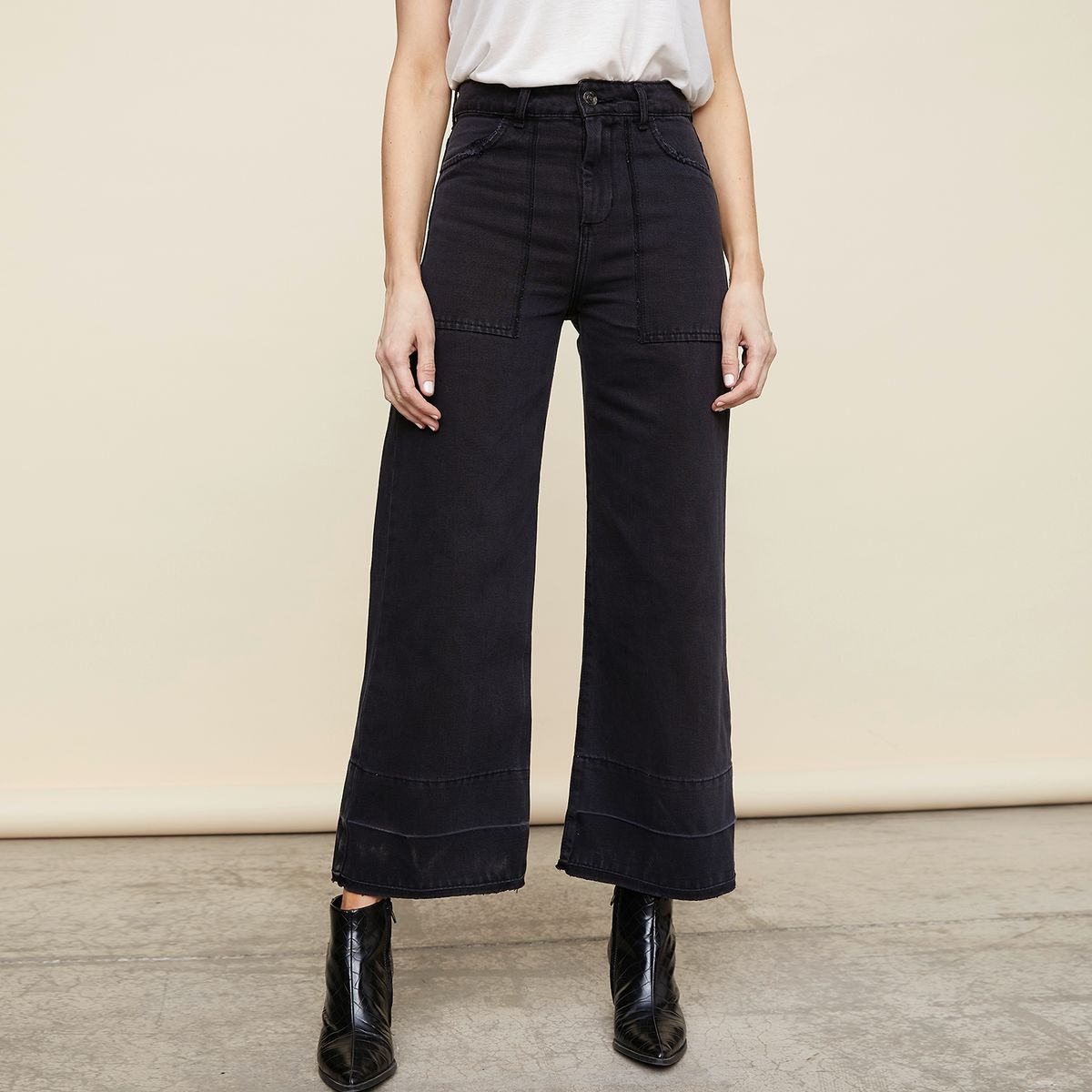 BOLOCCO - Jeans Wide Leg Tiro Alto Mujer Cecilia Bolocco para Apology