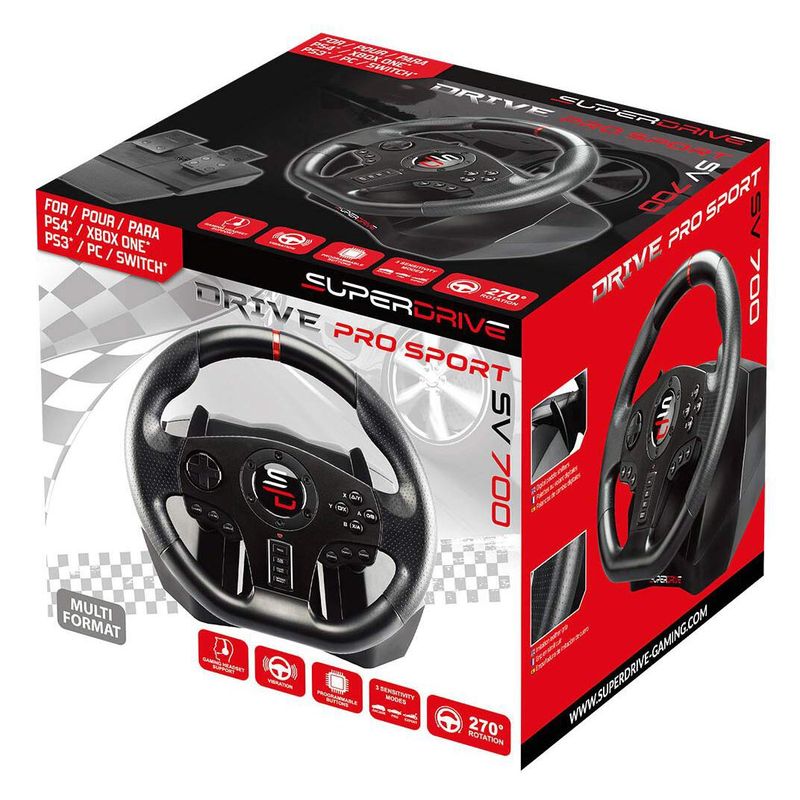  - Volante Subsonic Para Ps4 Xbox Xs Switch Y Pc