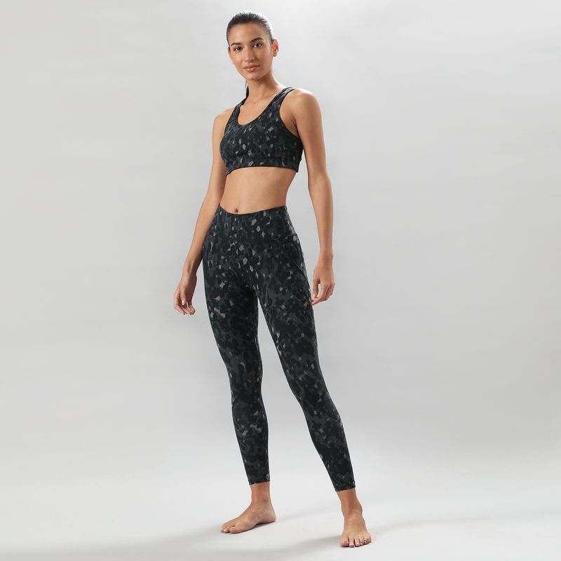 FLORES - Leggins Fitness Mujer Flores