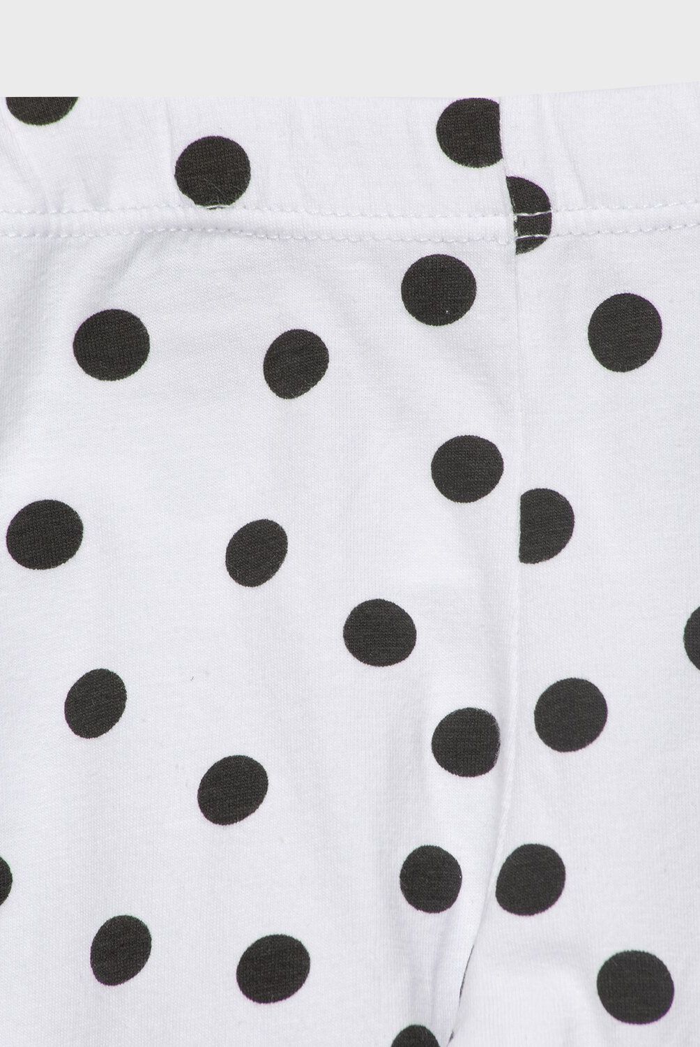 COYOTE KIDS - Calza Blanca Puntos Negros