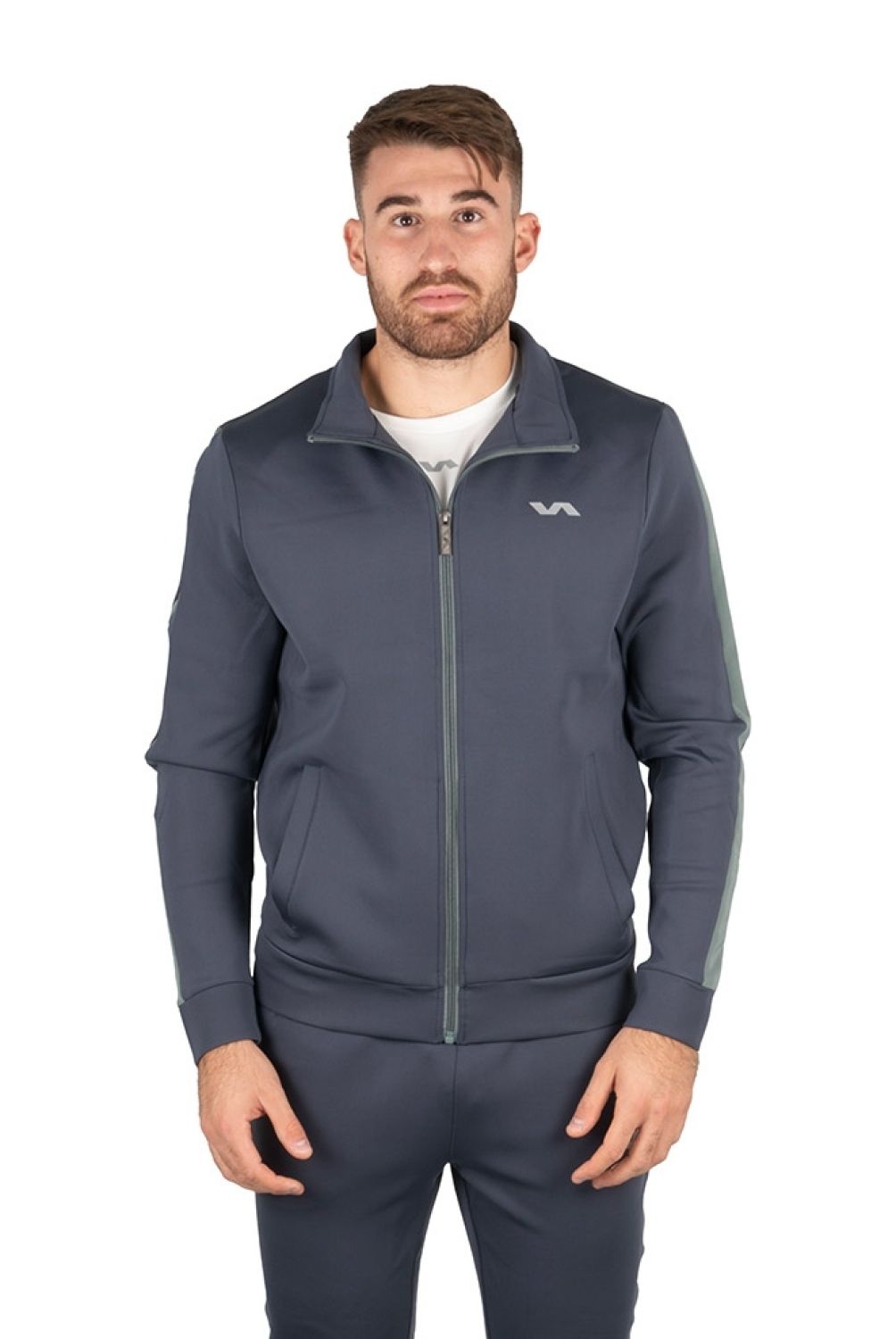 VARLION - Varlion Poleron Casual Manga Larga Algodón Hombre