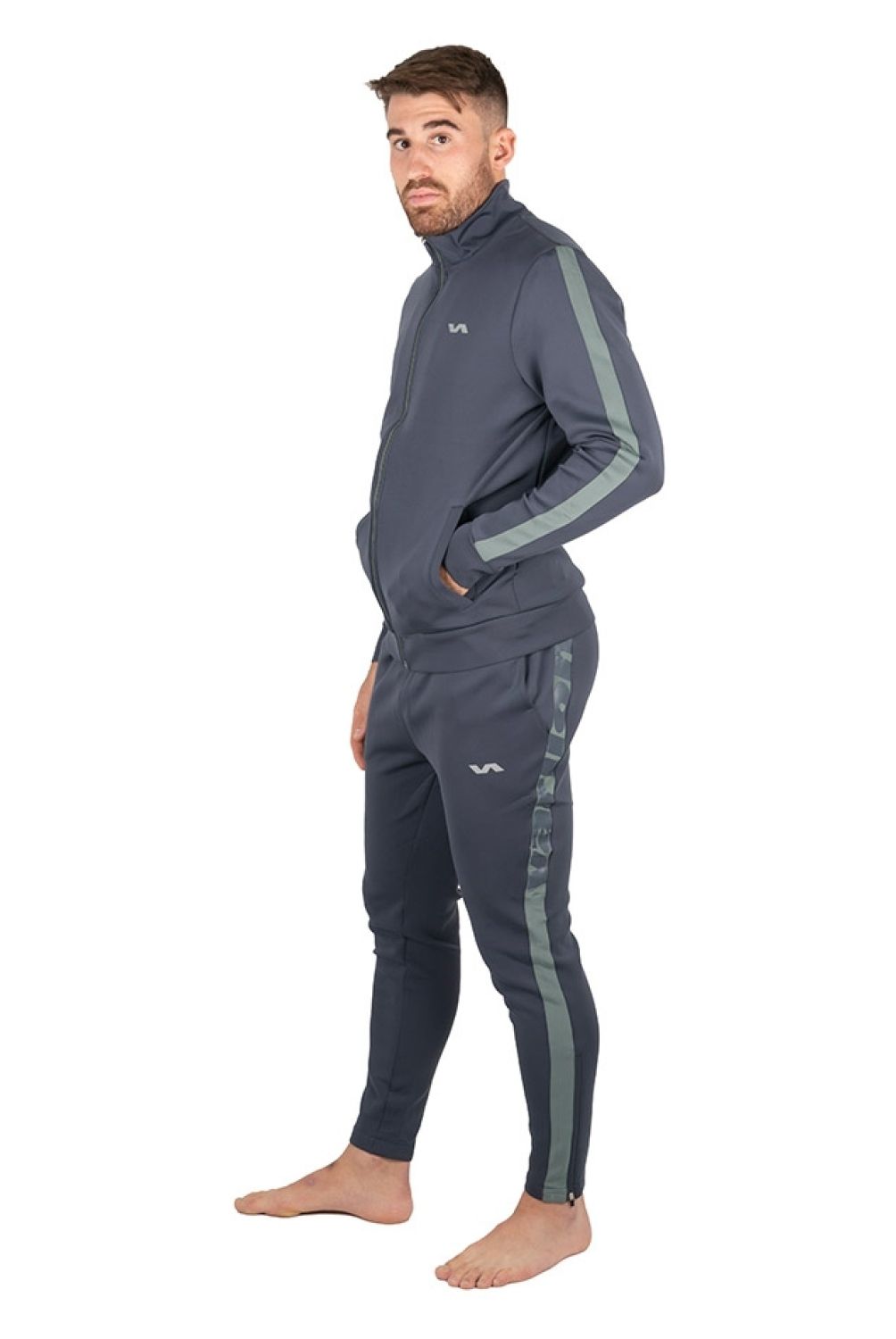 VARLION - Varlion Poleron Casual Manga Larga Algodón Hombre