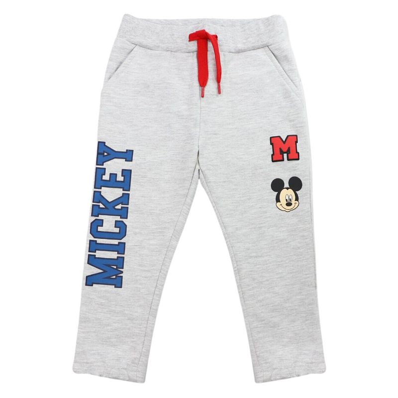 DISNEY Pantalon de Buzo Niño Mickey Gris Disney