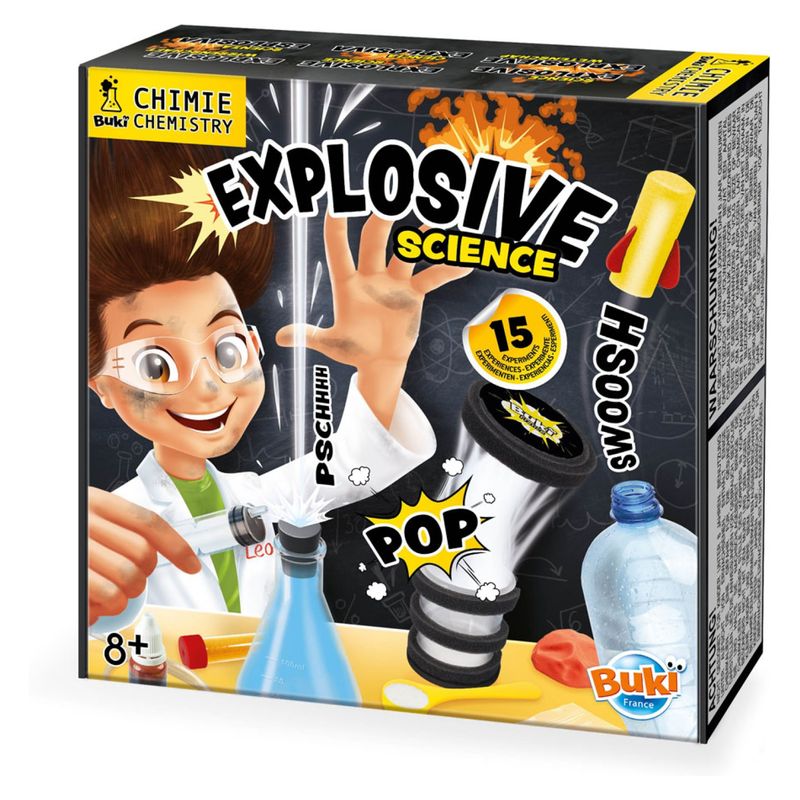 BUKI FRANCE - Juego Científico Kit Ciencia Explosiva