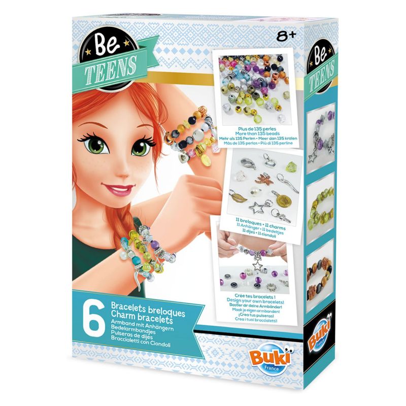 BUKI FRANCE - Juego de Manualidades Set de Pulseras con Dijes