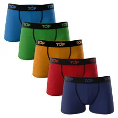 TOP - Boxer Pack 5 Unidades Algodón Niño