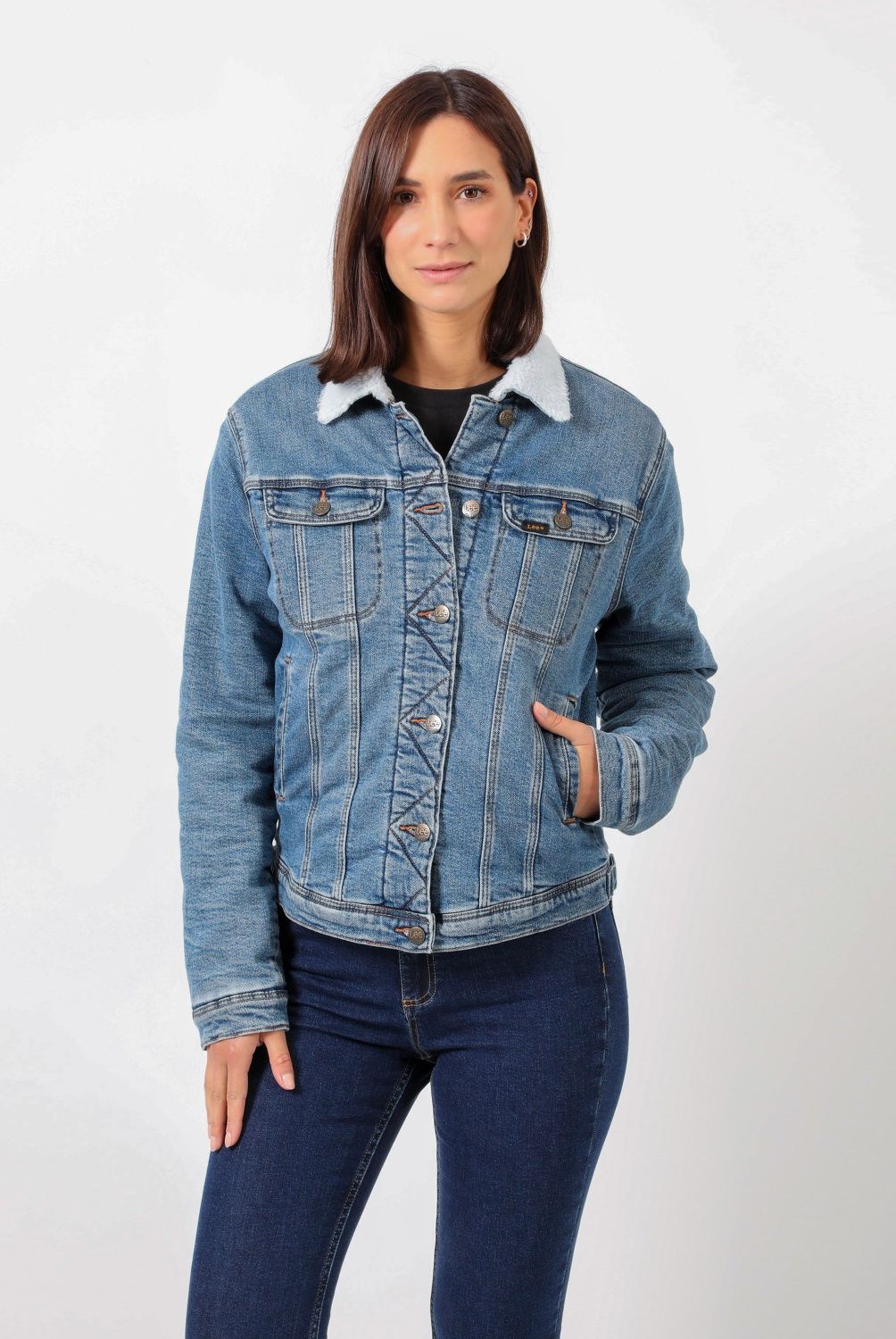 LEE - Chaqueta de jeans mujer