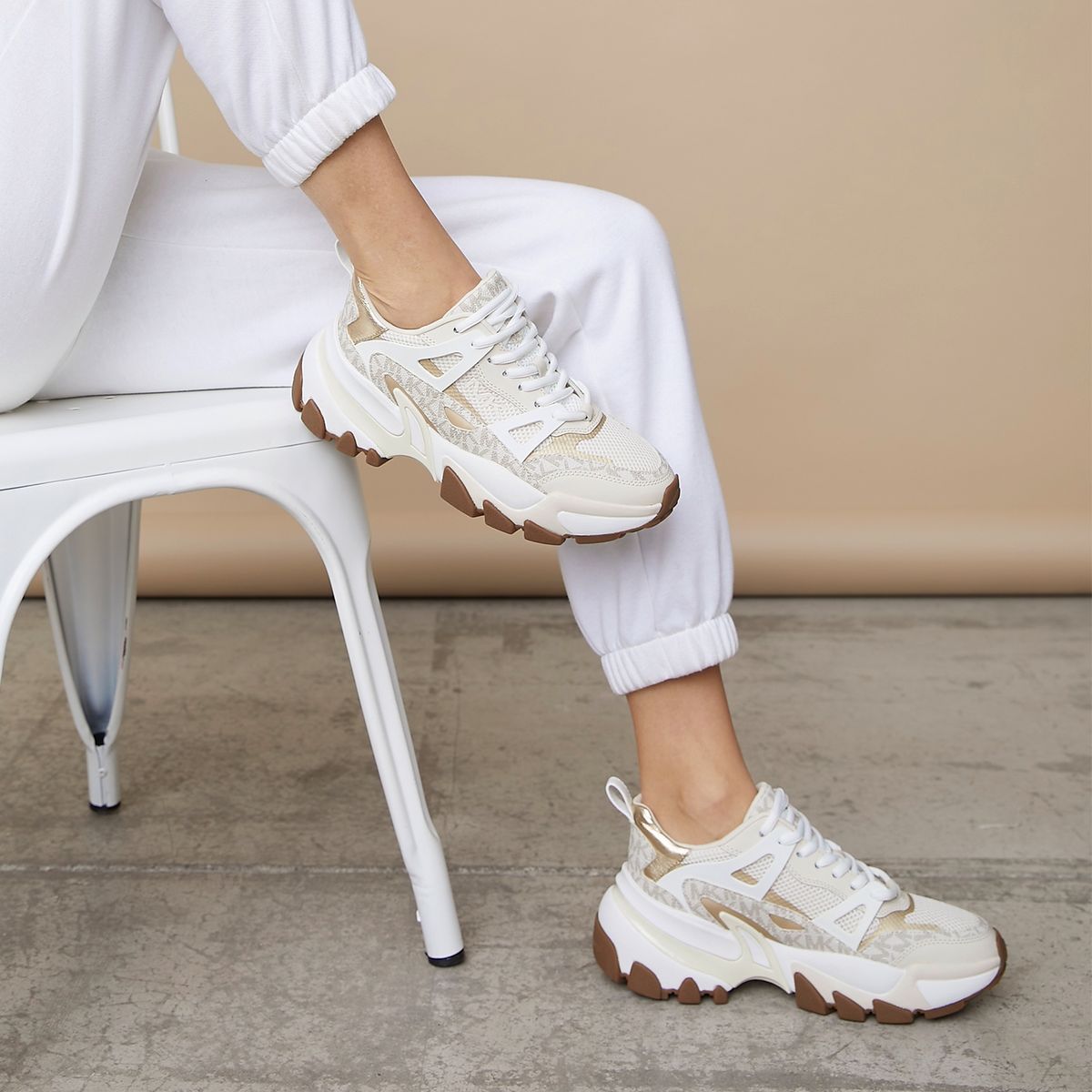 MICHAEL KORS - Zapatilla Urbana Mujer Beige Michael Kors