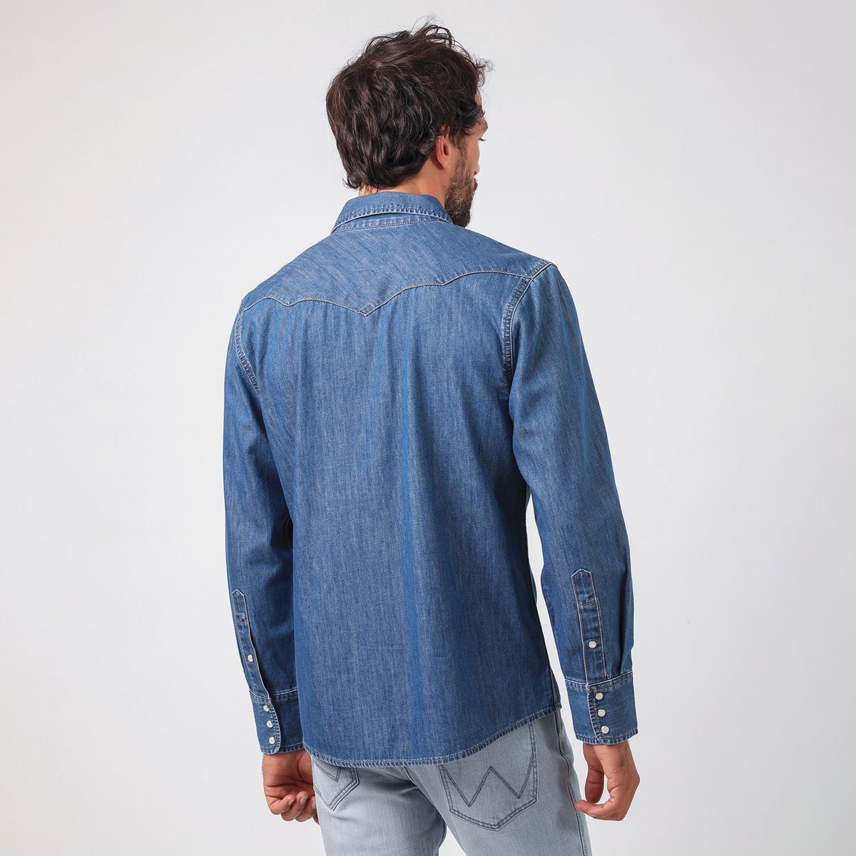 WRANGLER - Camisa denim hombre