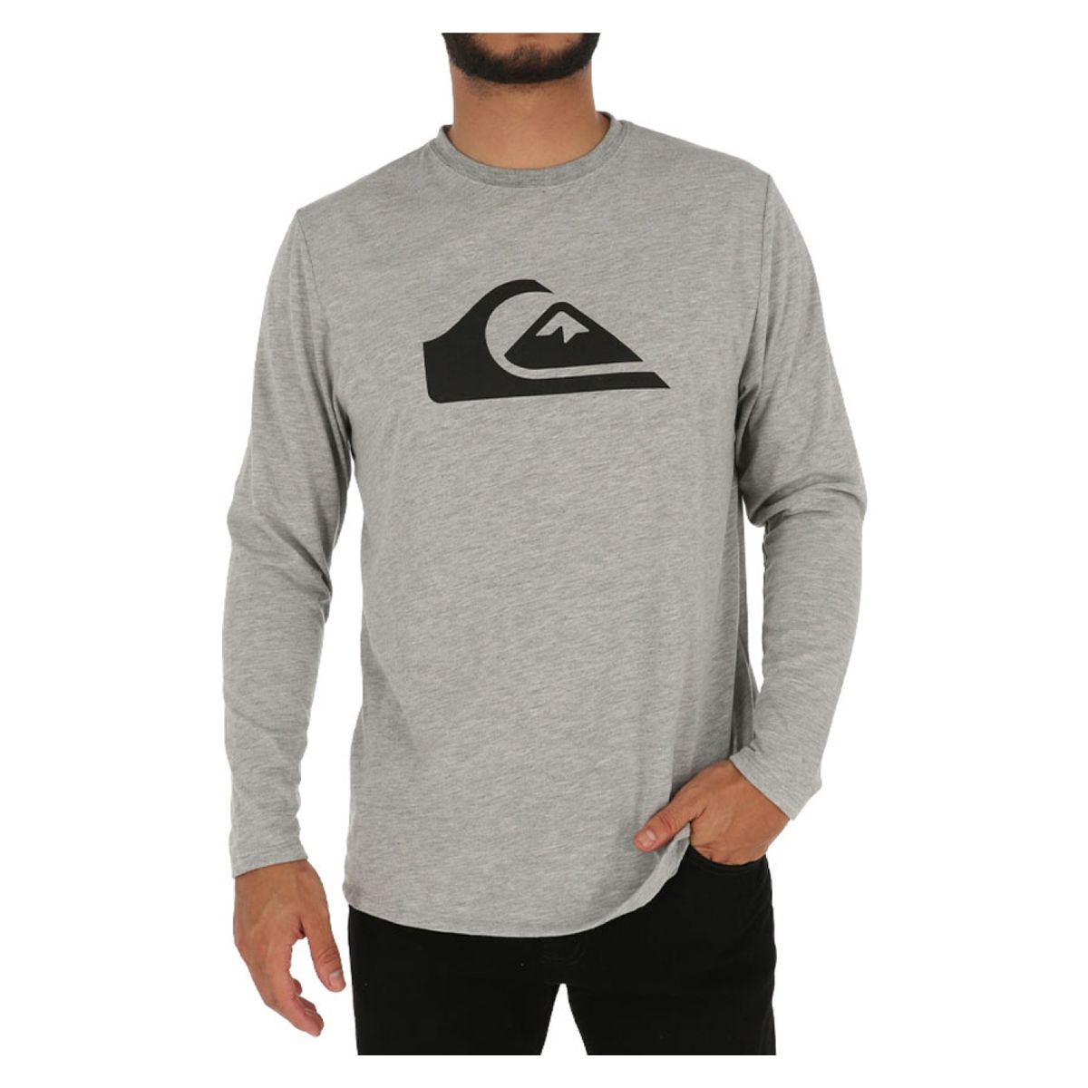 QUIKSILVER - Quiksilver Polera Manga Larga Algodón Hombre