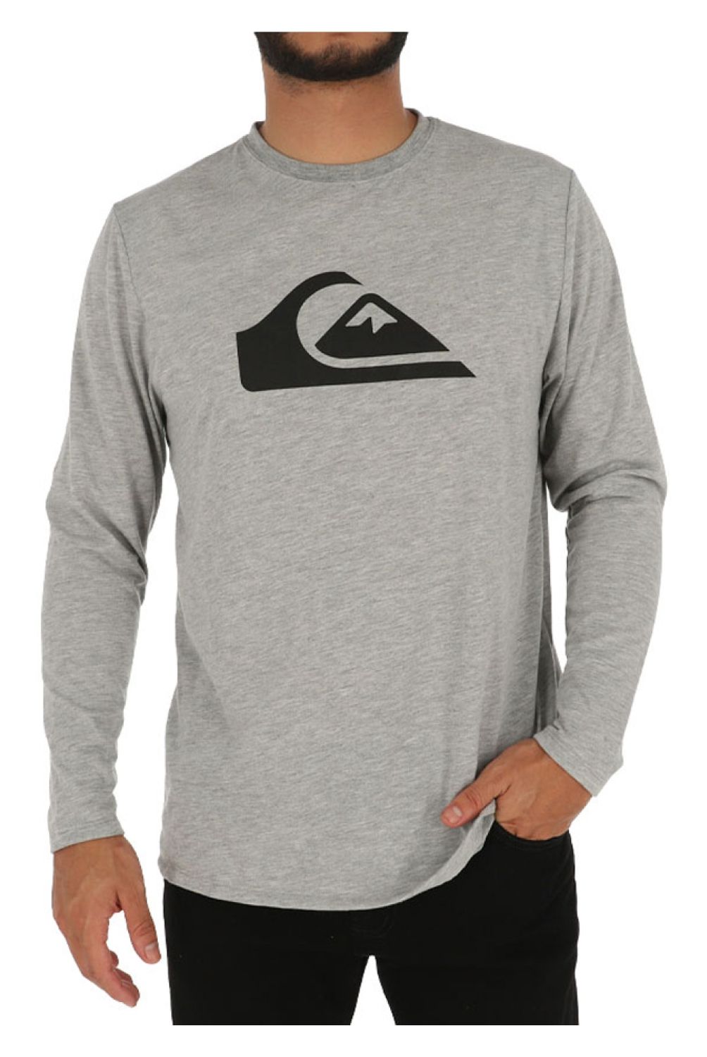 QUIKSILVER - Quiksilver Polera Manga Larga Algodón Hombre