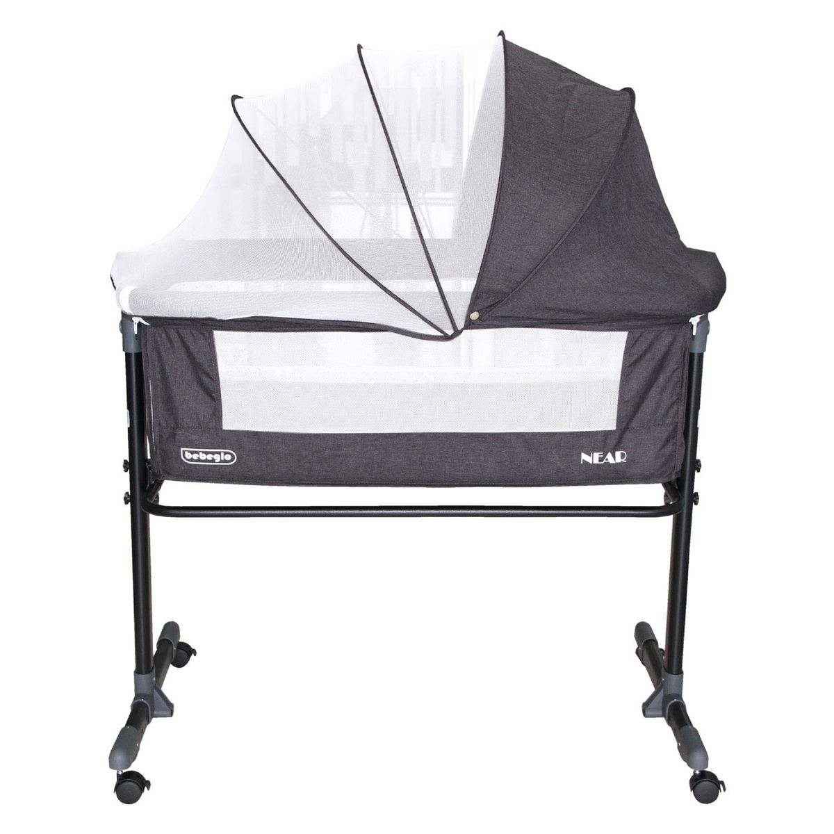BEBEGLO - Cuna Colecho Mecedor Near Gris Bebeglo