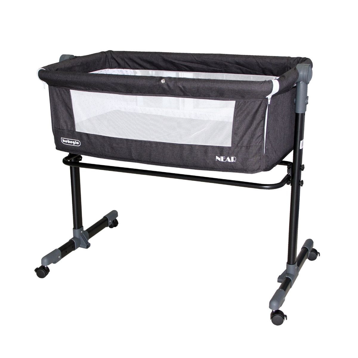 BEBEGLO - Cuna Colecho Mecedor Near Gris Bebeglo