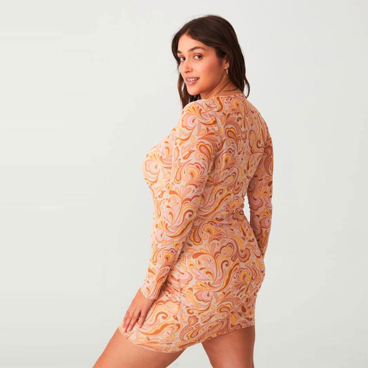 COTTON ON - Vestido Malla Mini Curve Mujer Cotton On