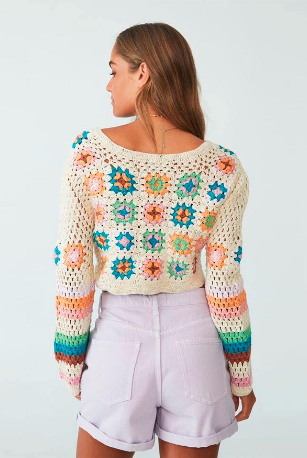 COTTON ON - Chaleco Tejido Crochet Mujer