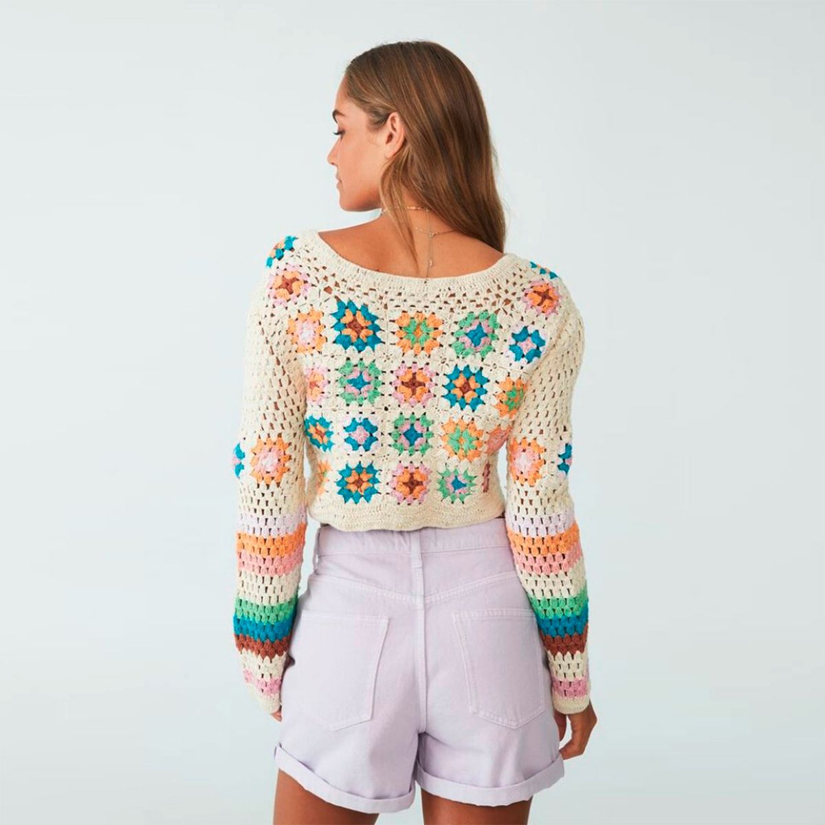 COTTON ON - Chaleco Tejido Crochet Mujer
