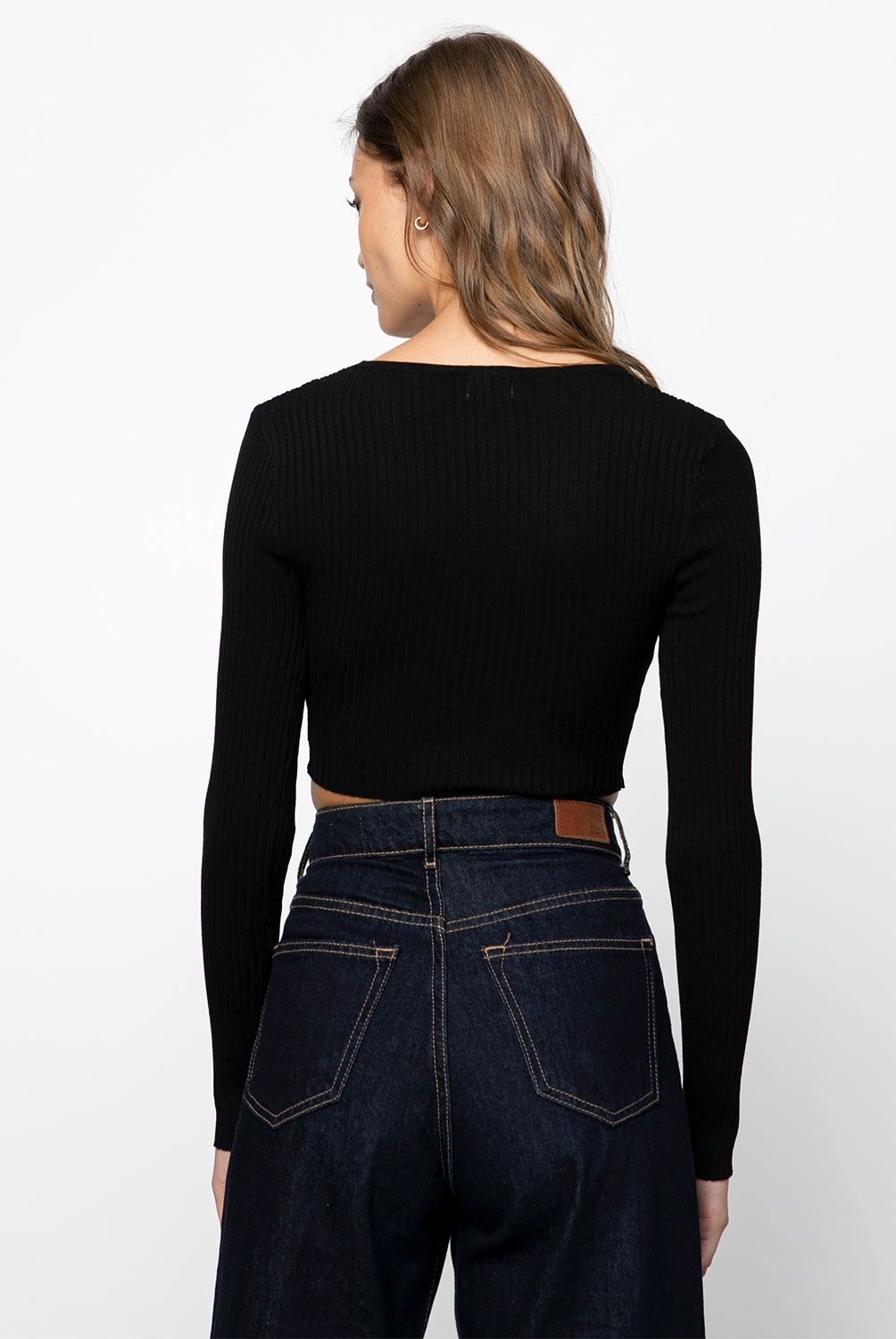 COTTON ON - Crop Top Manga Larga Mujer Cotton On