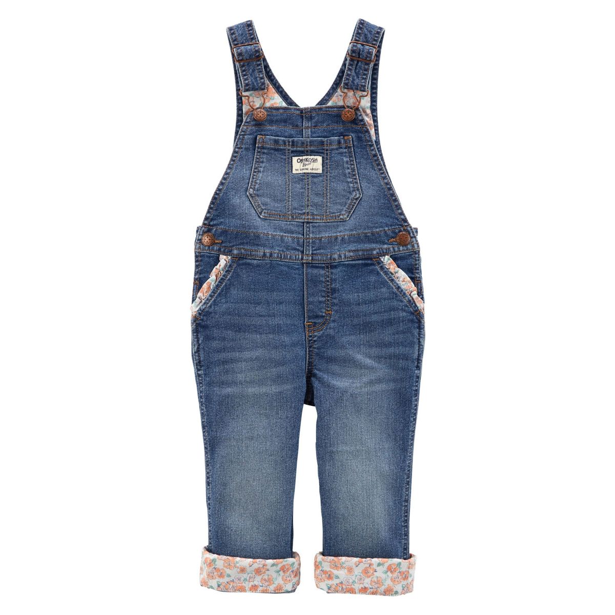 OSHKOSH - Jardinera Mezclilla Bebé Niña Oshkosh