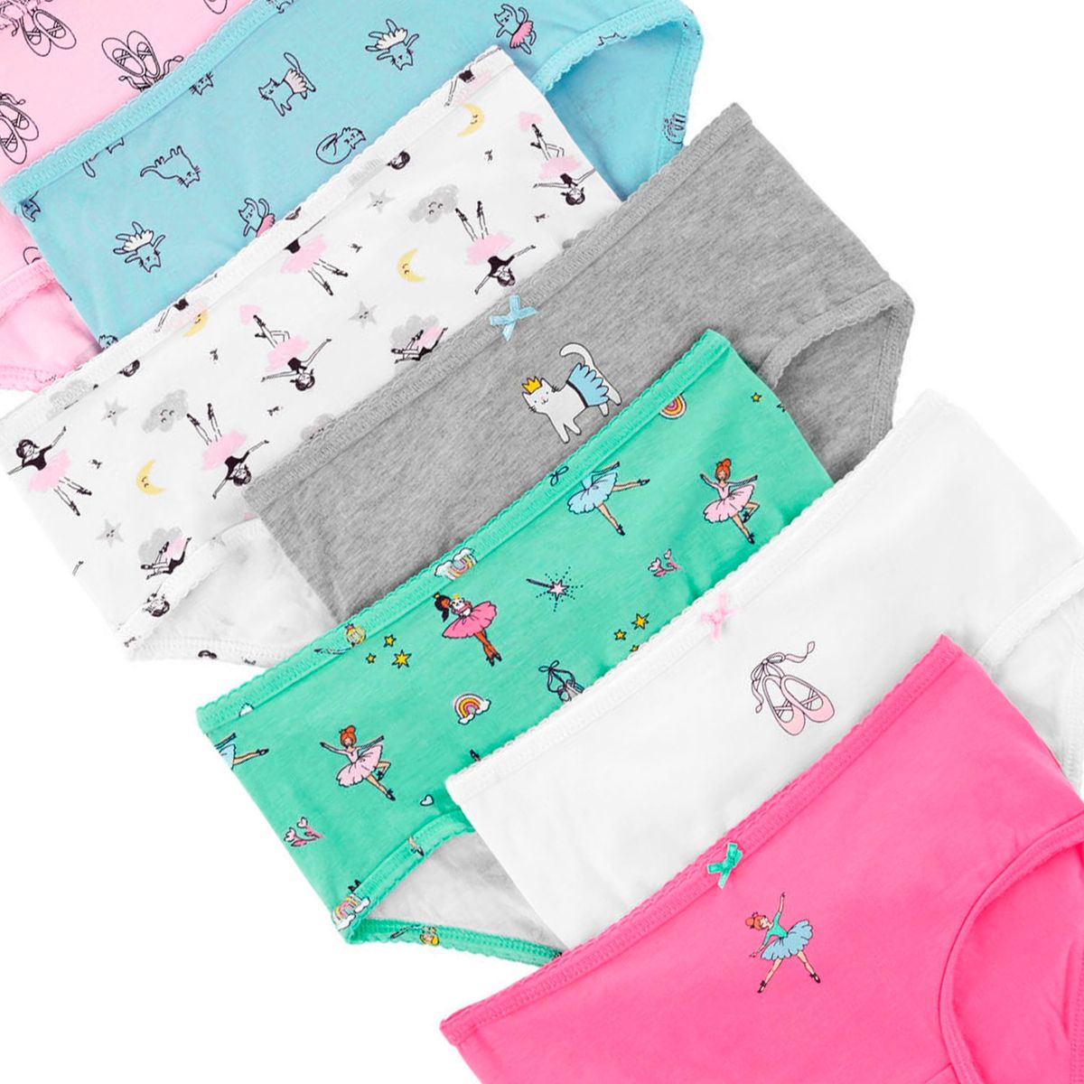 CARTER'S - Carter´s Calzones Algodón Pack 7 Unidades Niña