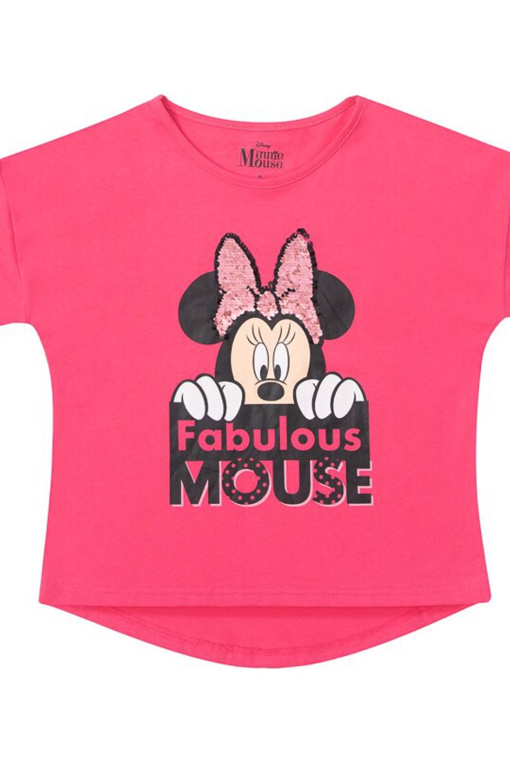 DISNEY - Polera Niña Minnie Fucsia Disney