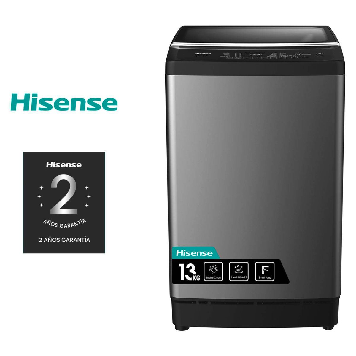 HISENSE - Lavadora Hisense Automática 13 Kg WTJA1302T