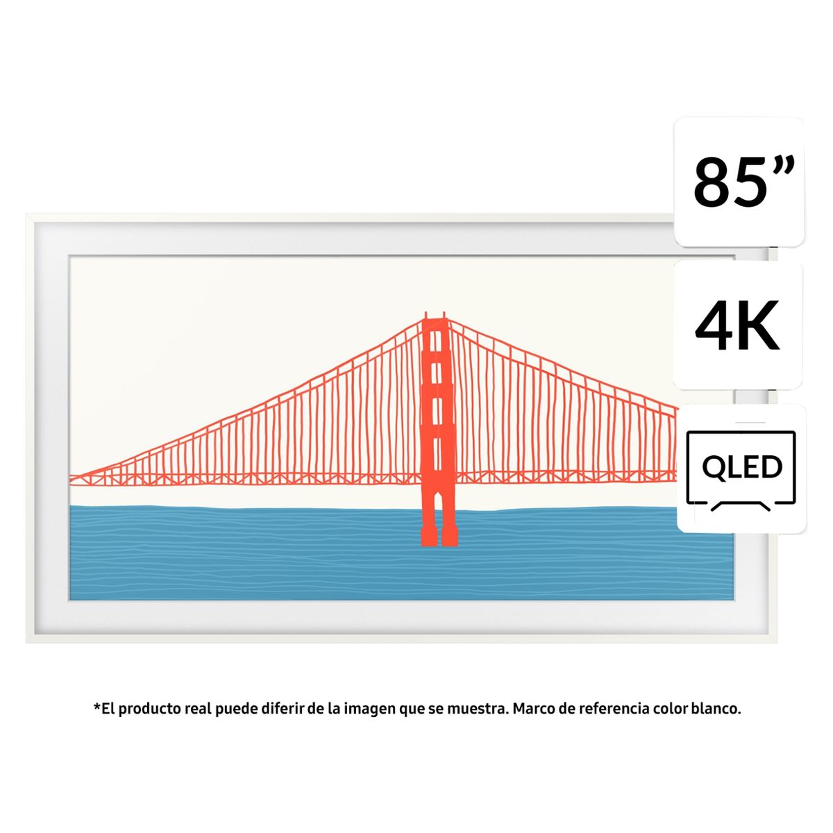 SAMSUNG - QLED Samsung 85" The Frame 4K UHD Smart TV