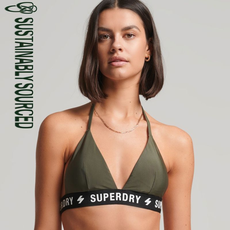 SUPERDRY - Superdry Top De Bikini Elástico De Triángulos Mujer