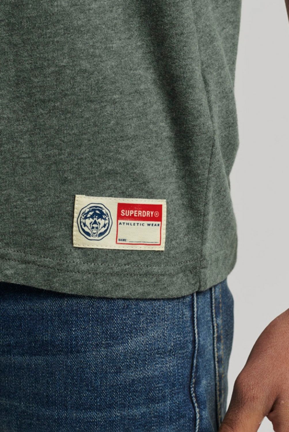 SUPERDRY - Polera Vintage Script Style Collegiate Hombre Superdry