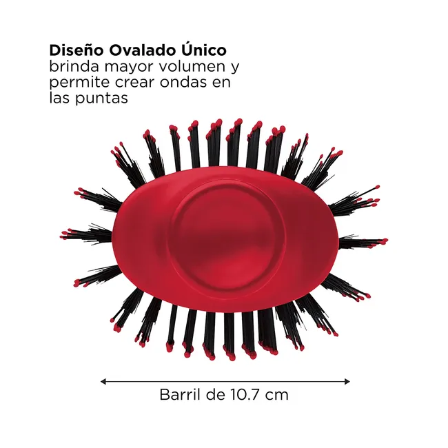 REVLON - Cepillo OneStep Secador y Voluminizador Rojo RVDR5222RLA Revlon