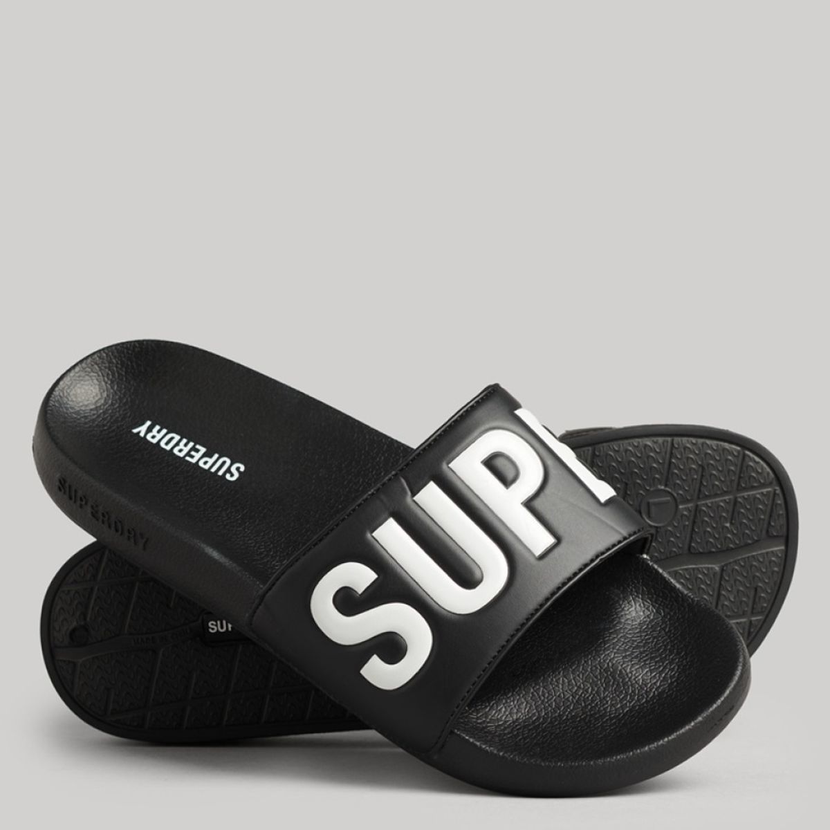 SUPERDRY - Sandalia Hombre Negra Superdry