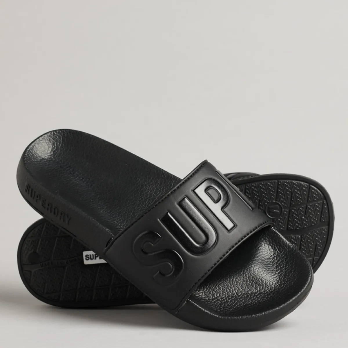 SUPERDRY - Sandalia Hombre Negra Superdry