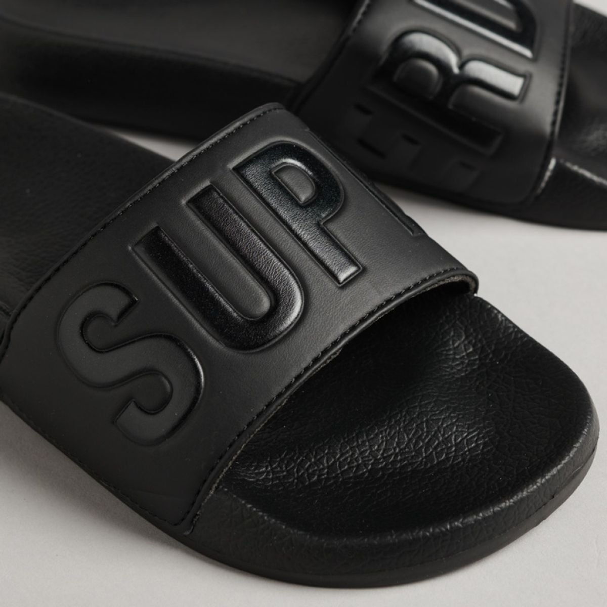 SUPERDRY - Sandalia Hombre Negra Superdry