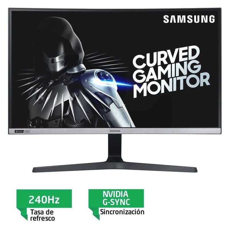 SAMSUNG - Monitor Gamer Curvo 240Hz 27 Pulgadas Samsung