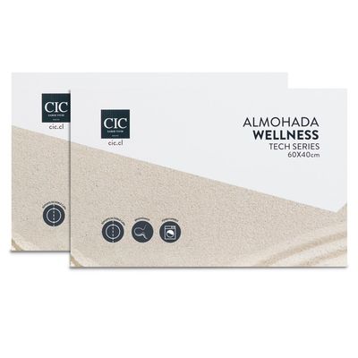 Imagen 2 del producto Juego De Almohadas Viscoelástica 1 Plaza