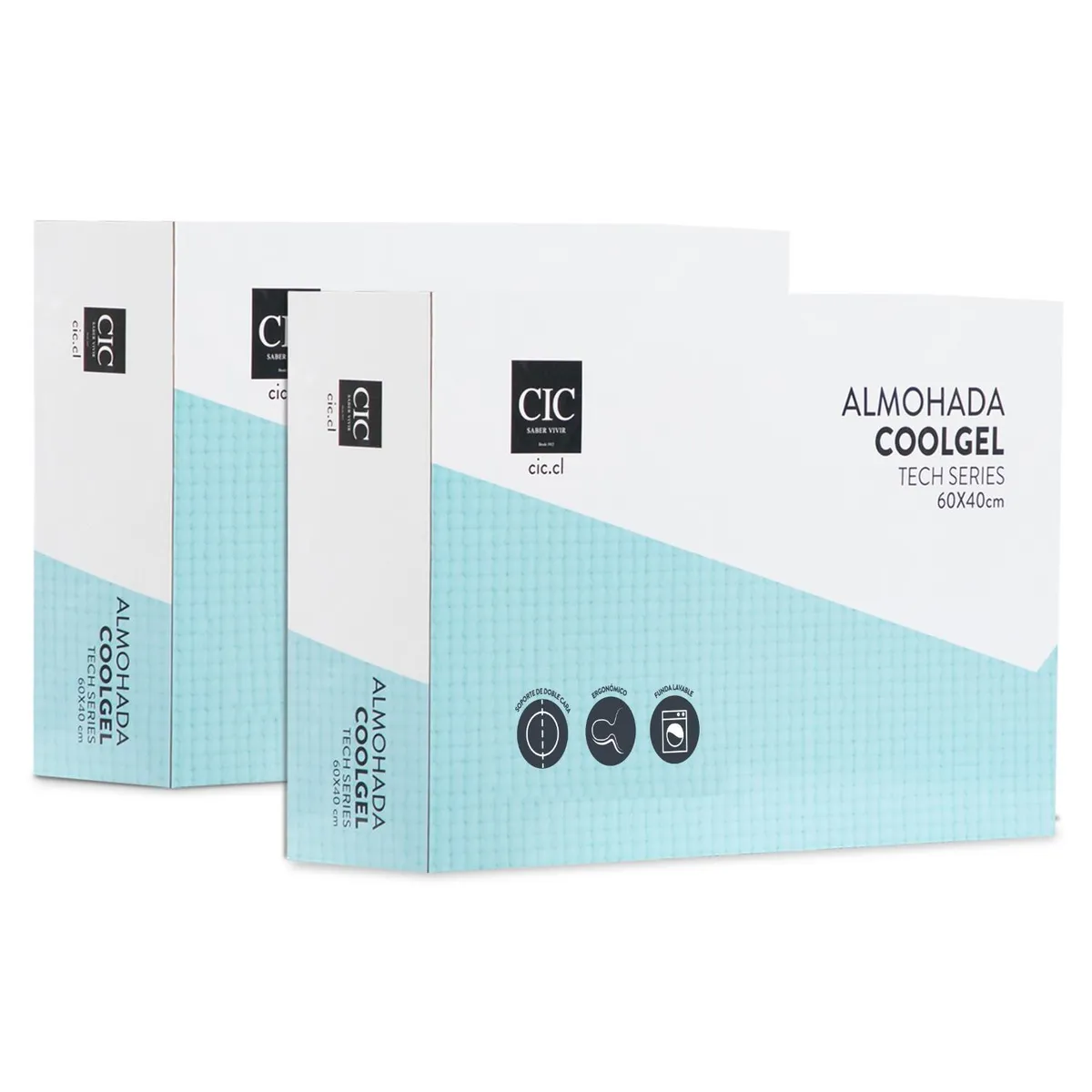 CIC - Set 2 Almohadas Cool Gel Tech Series